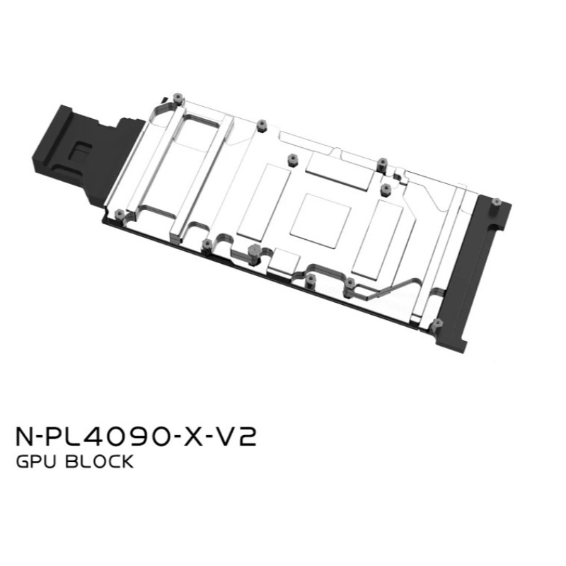 Rtx 4090 Water Block - N-PL4090-X-V2 GPU Waterblok Volledig Metalen Structuur