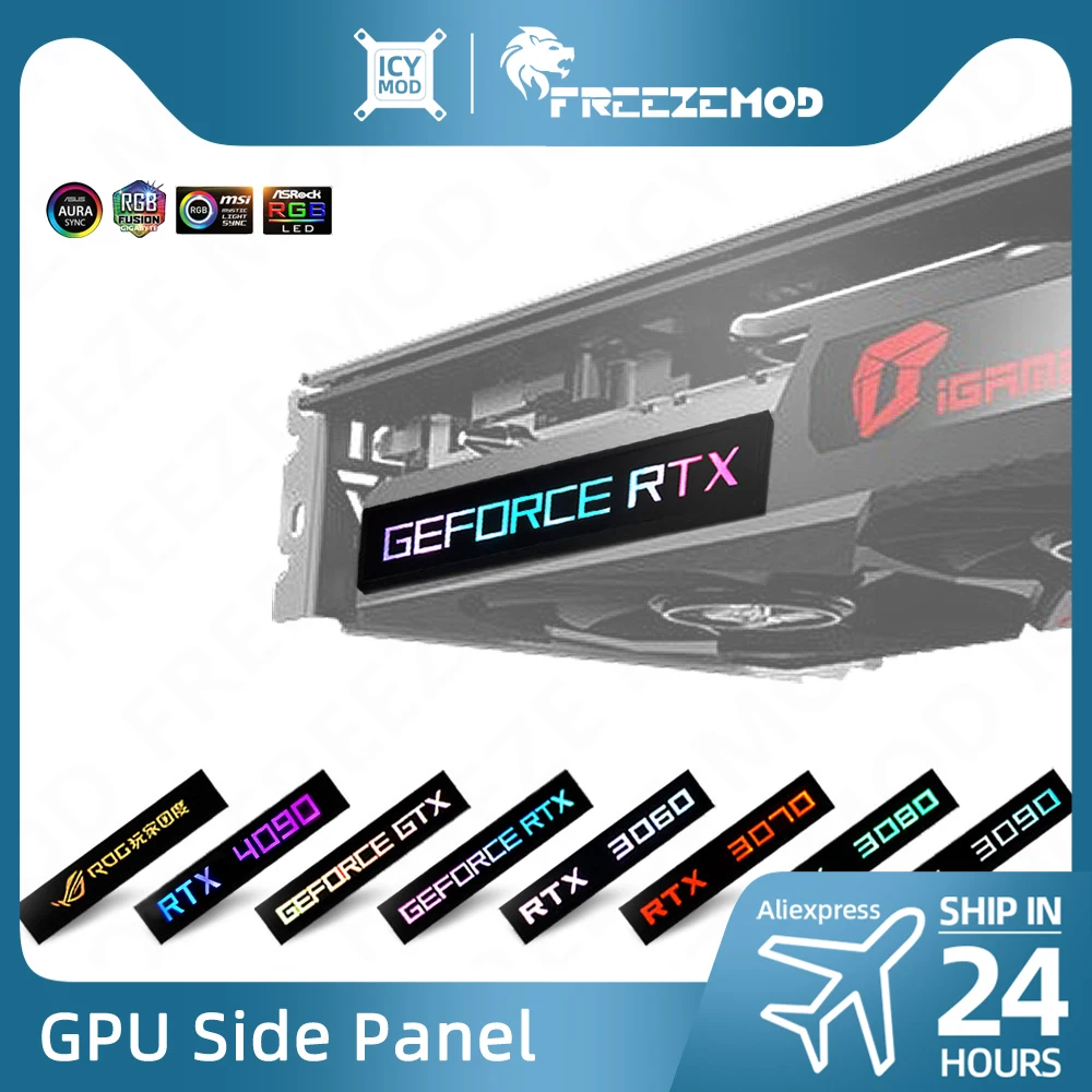 Desktop Gaming Gpu 32Gb - FREEZEMOD GPU Zijpaneel RTX3090 GTX ROG