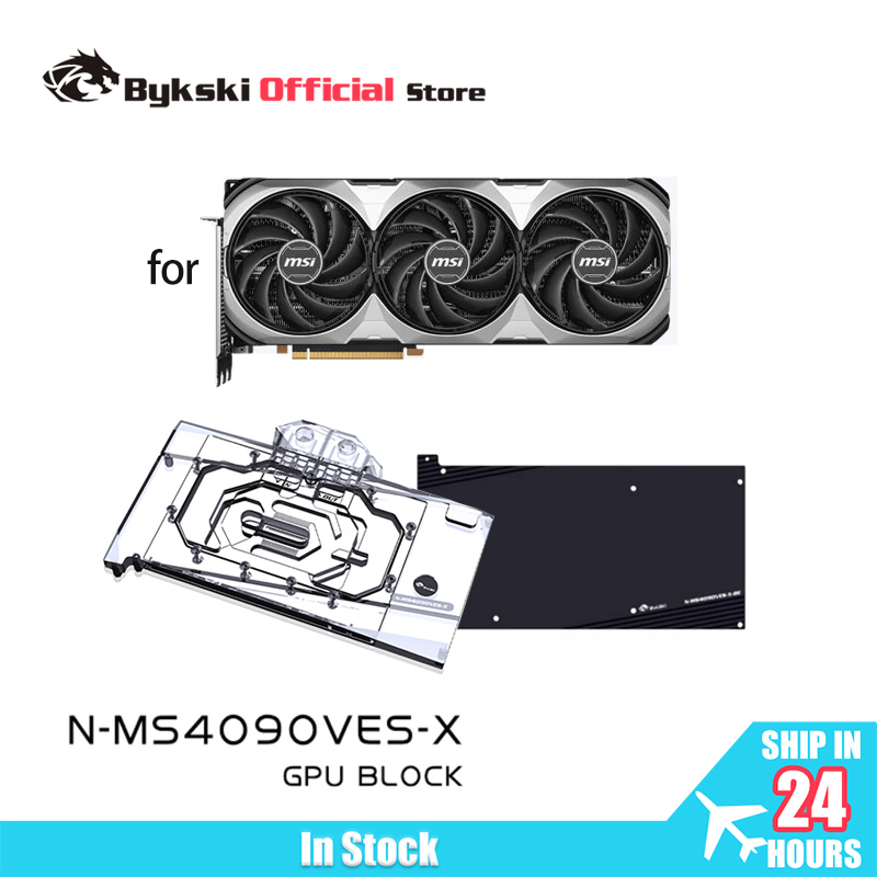 Rtx 4090 Water Block - Bykski N-MS4090VES-X GPU-blok voor MSI GeForce