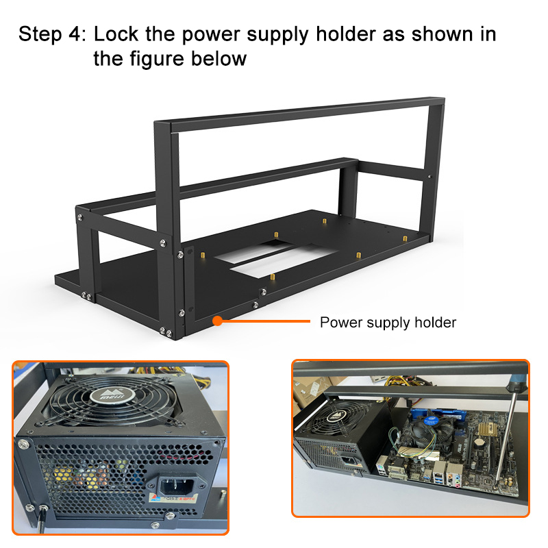 Mijnbouw Case Rack Moederbord  - Gpu Mining Rig Frame 8 Gpu recensie en prijs