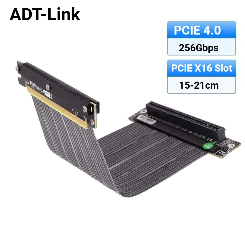 ADT-Link 2025 Nieuwe Enkele Re - Itx Gpu Riser Pcie 4.0 16X recensie en prijs