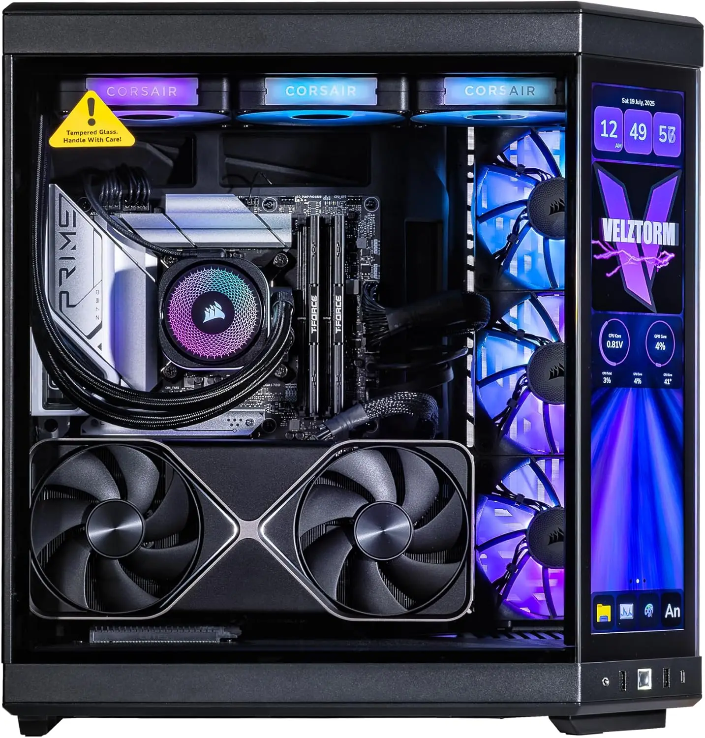 Velztorm LCD Black Praetix Cus - Rtx 5080 16Gb recensie en prijs