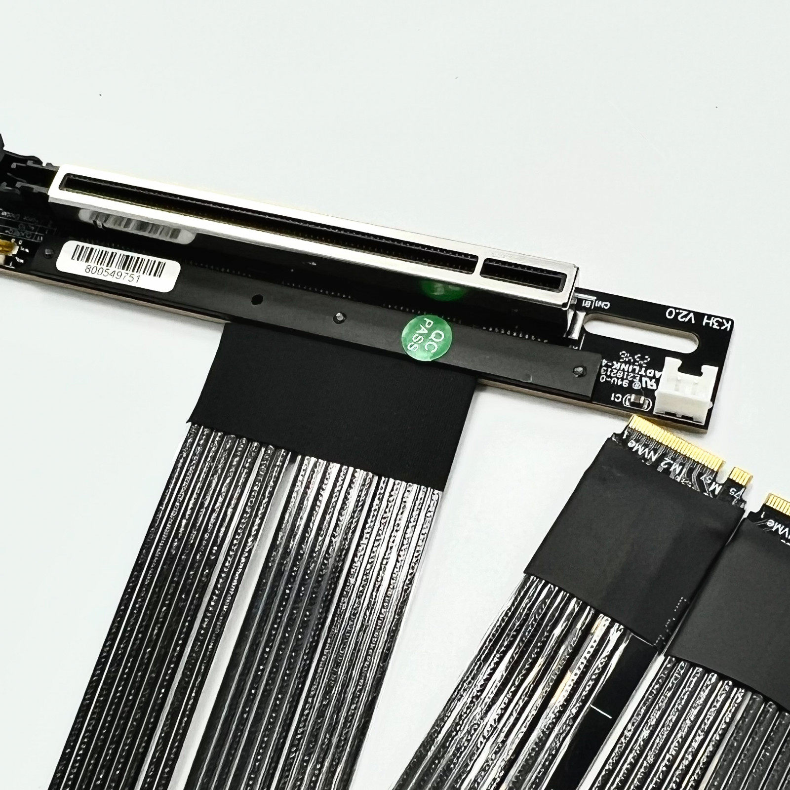 PCIe 5.0 X16 4*M.2 NVMe naar X - Pcie 5.0 Gpu Riser Cable recensie en prijs