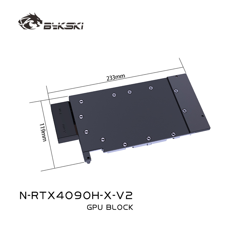Bykski GPU-blok voor NVIDIA RT - Rtx 4090 Water Block recensie en prijs