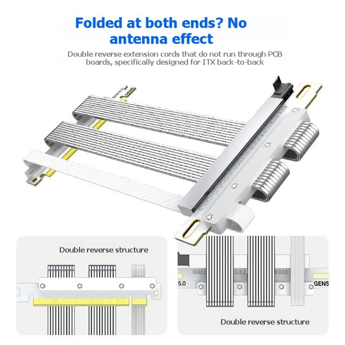 L70A PCIe 5.0 X16 Riser-kabel  - Pcie 5.0 Gpu Riser Cable recensie en prijs
